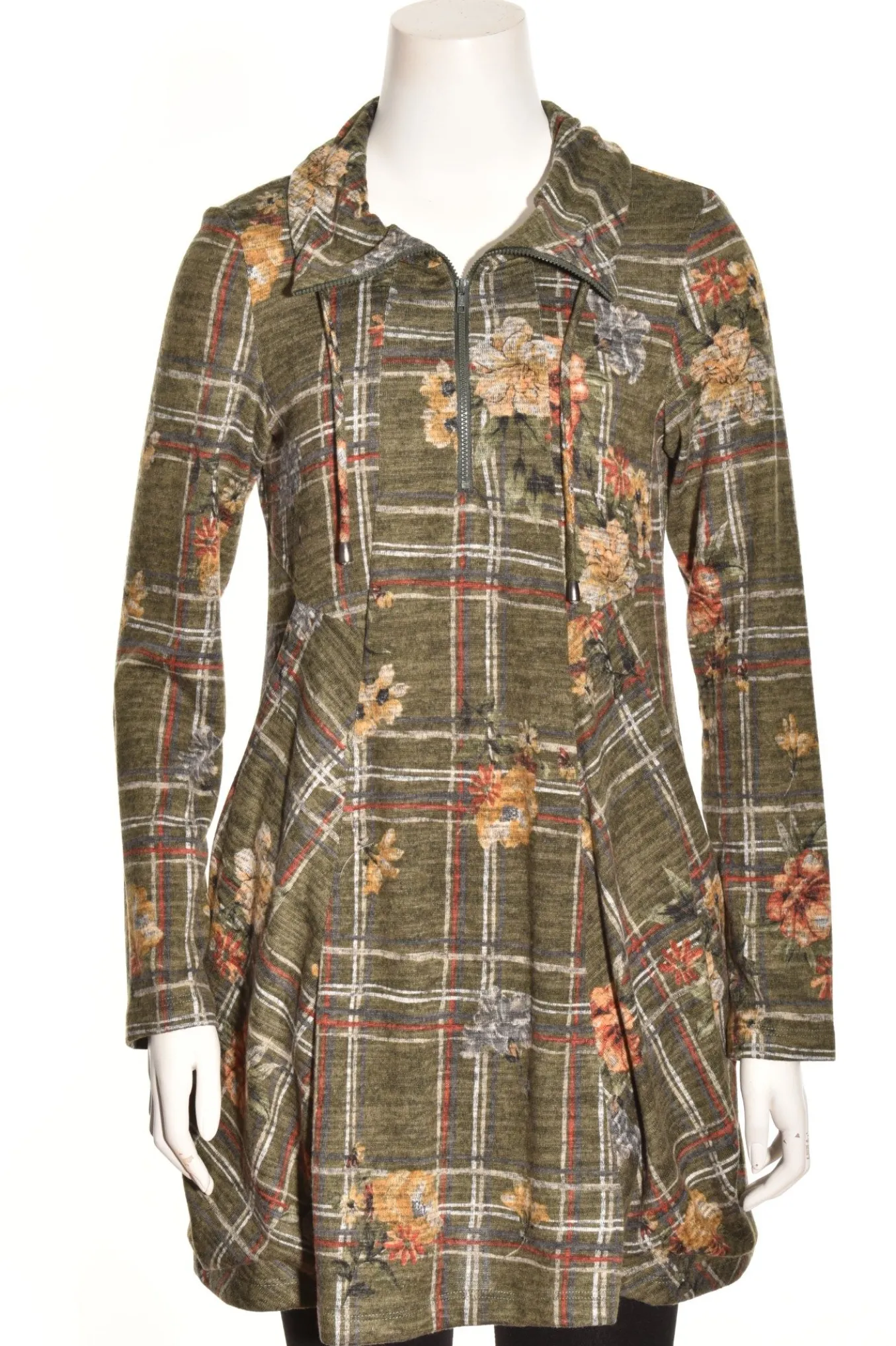 Pure Essence. Floral Zipper Tunic.