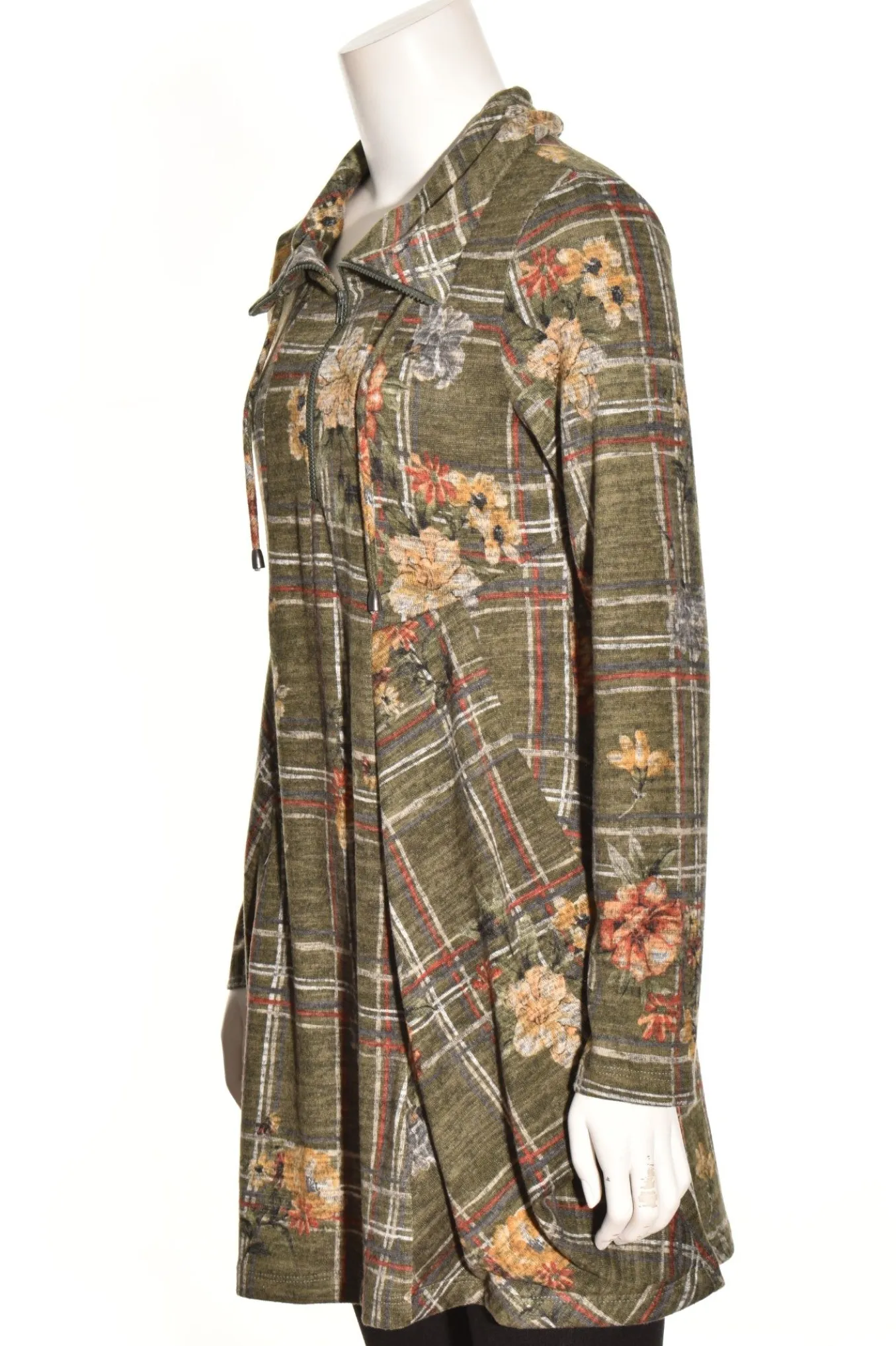 Pure Essence. Floral Zipper Tunic.