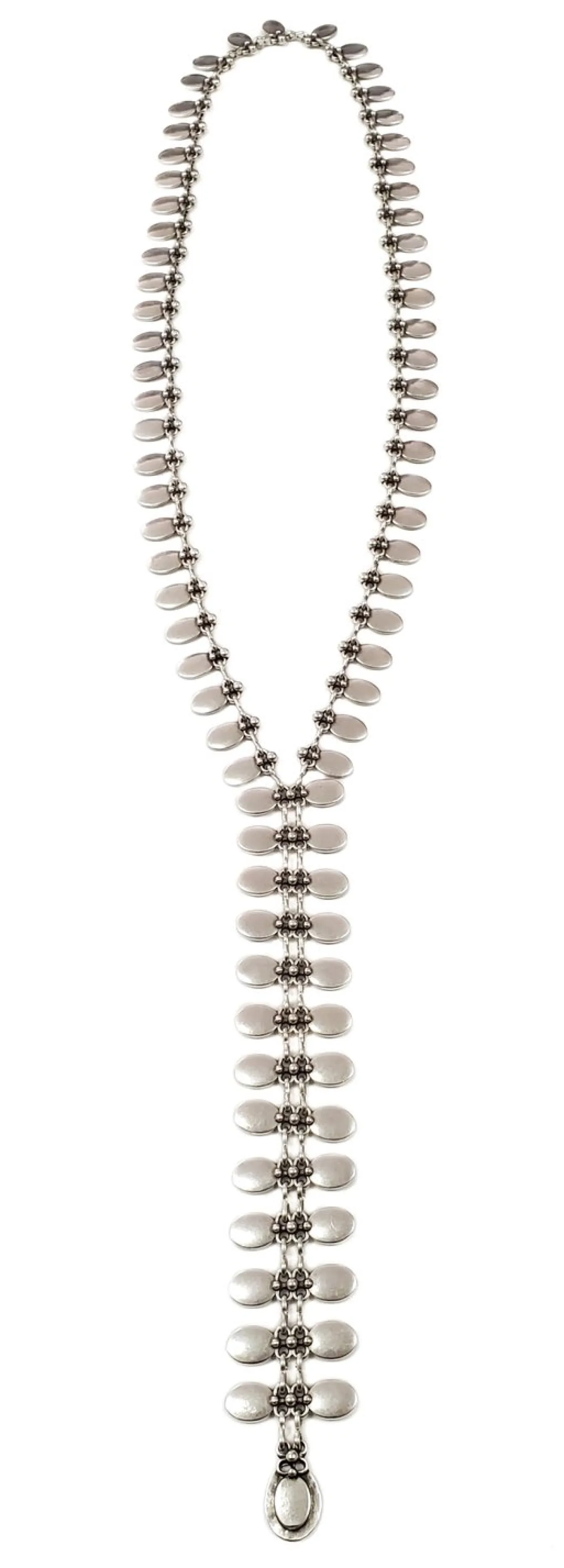 Chanour. Pewter Necklace. #1753.