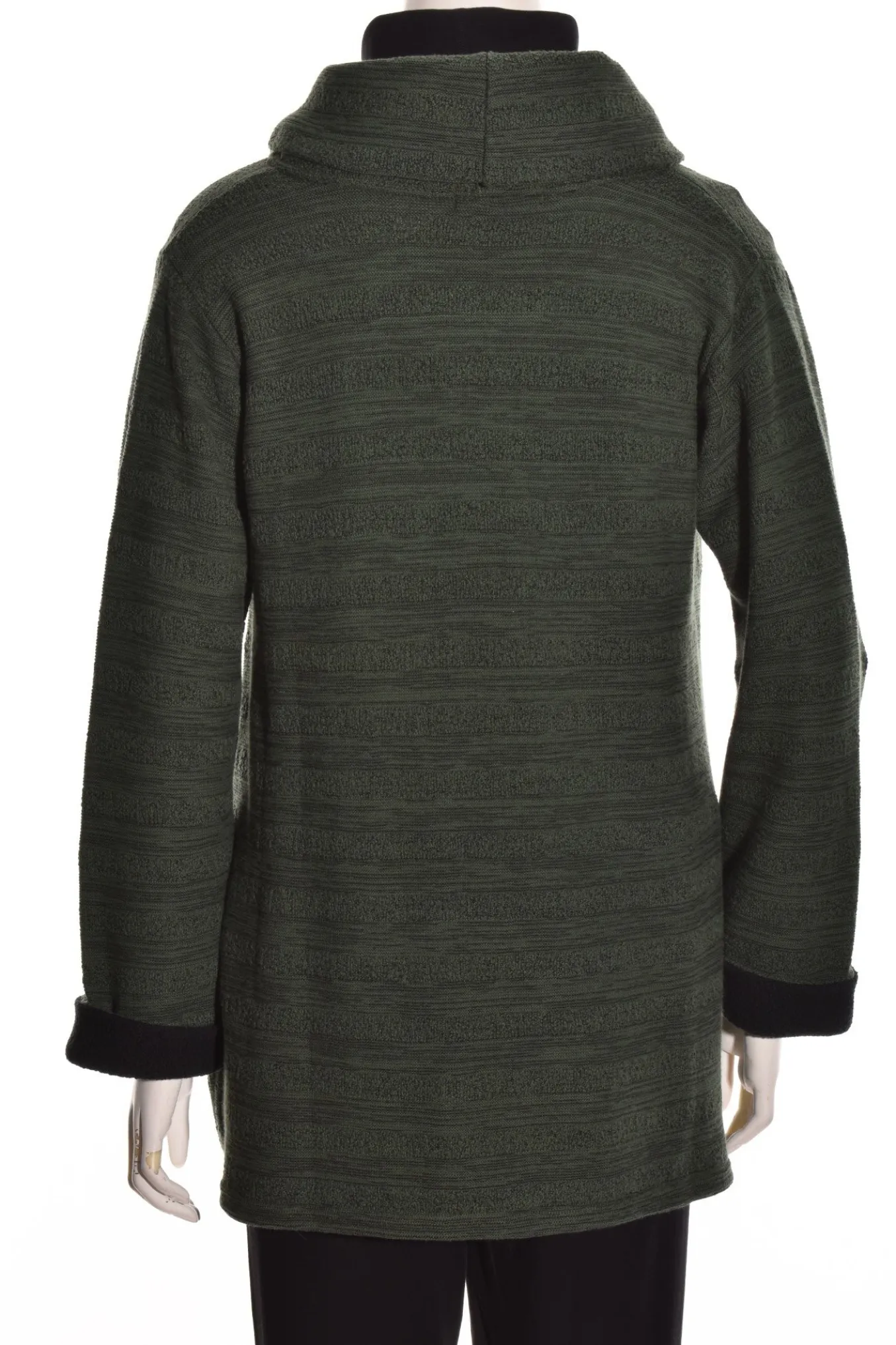 Margaret Winters. Cowl Neck Sweater.