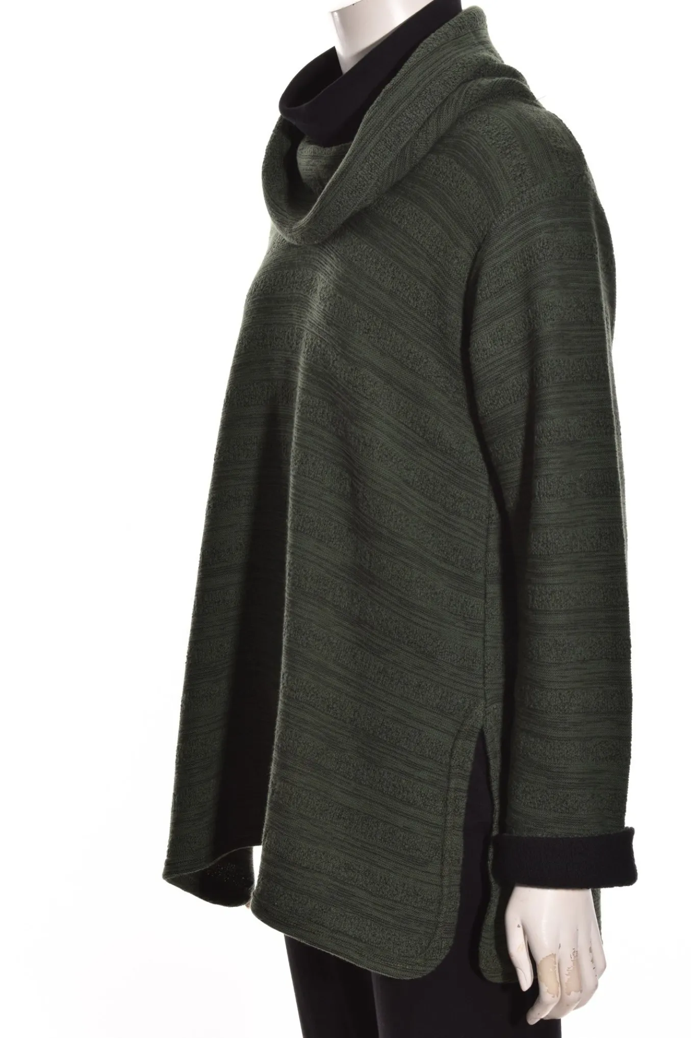 Margaret Winters. Cowl Neck Sweater.