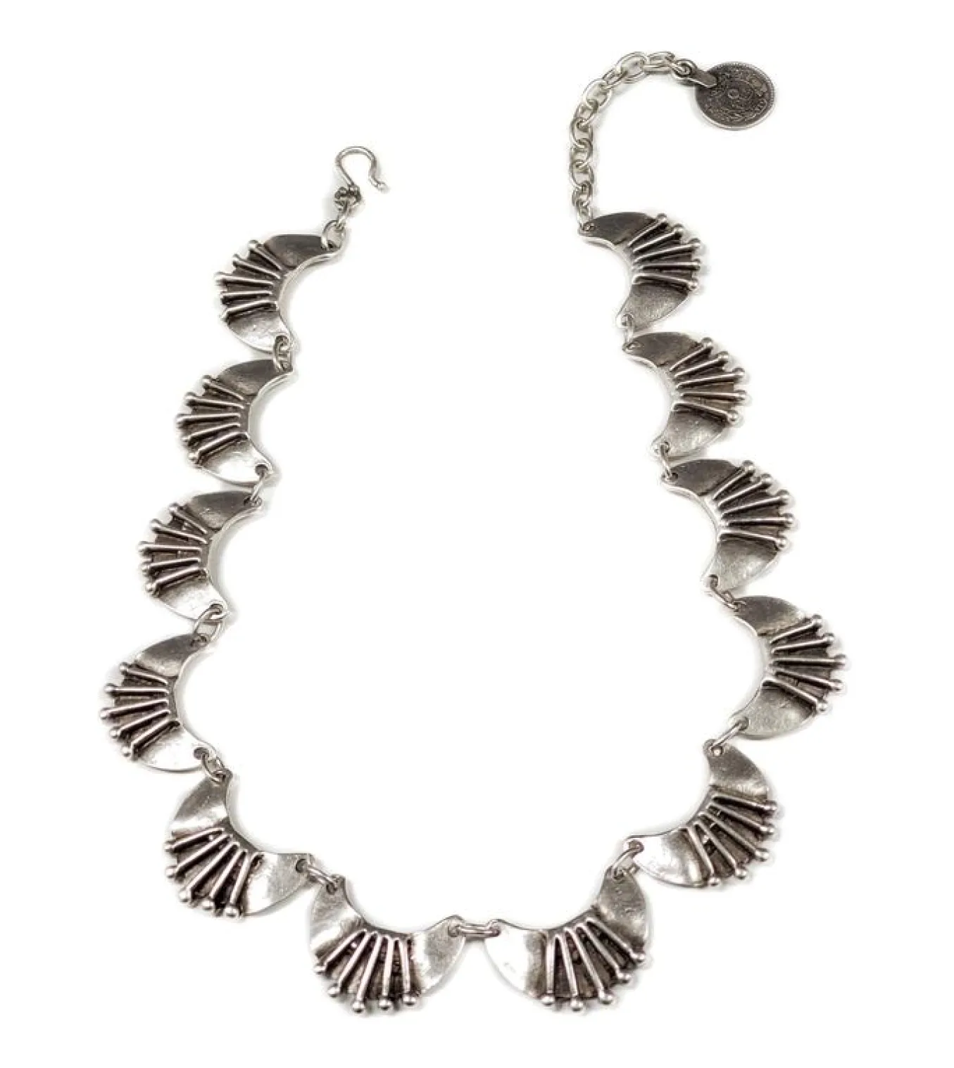 Chanour. Pewter Necklace. #1059