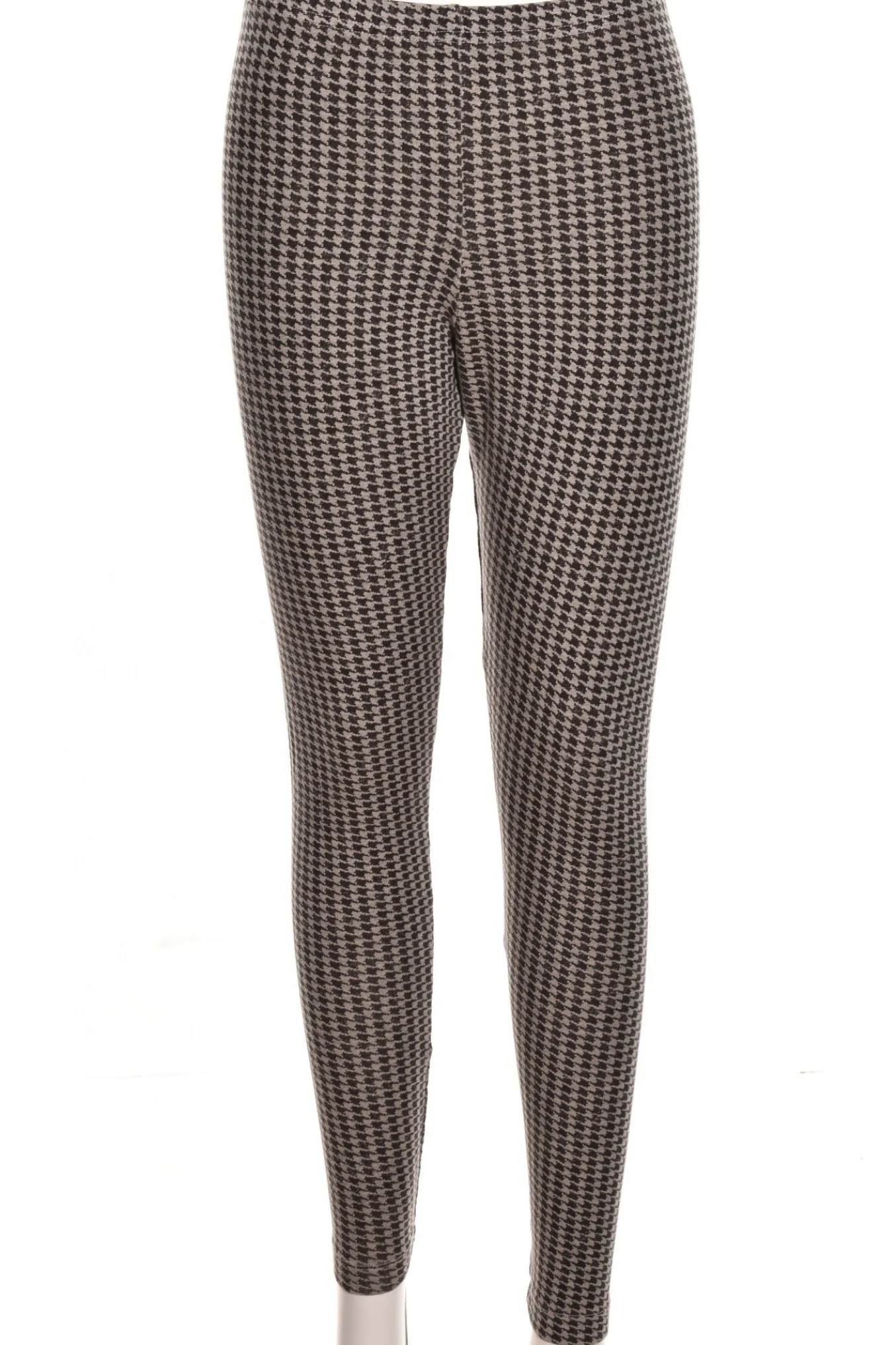 Bryn Walker. French Terry Basic Legging. Houndstooth Print.
