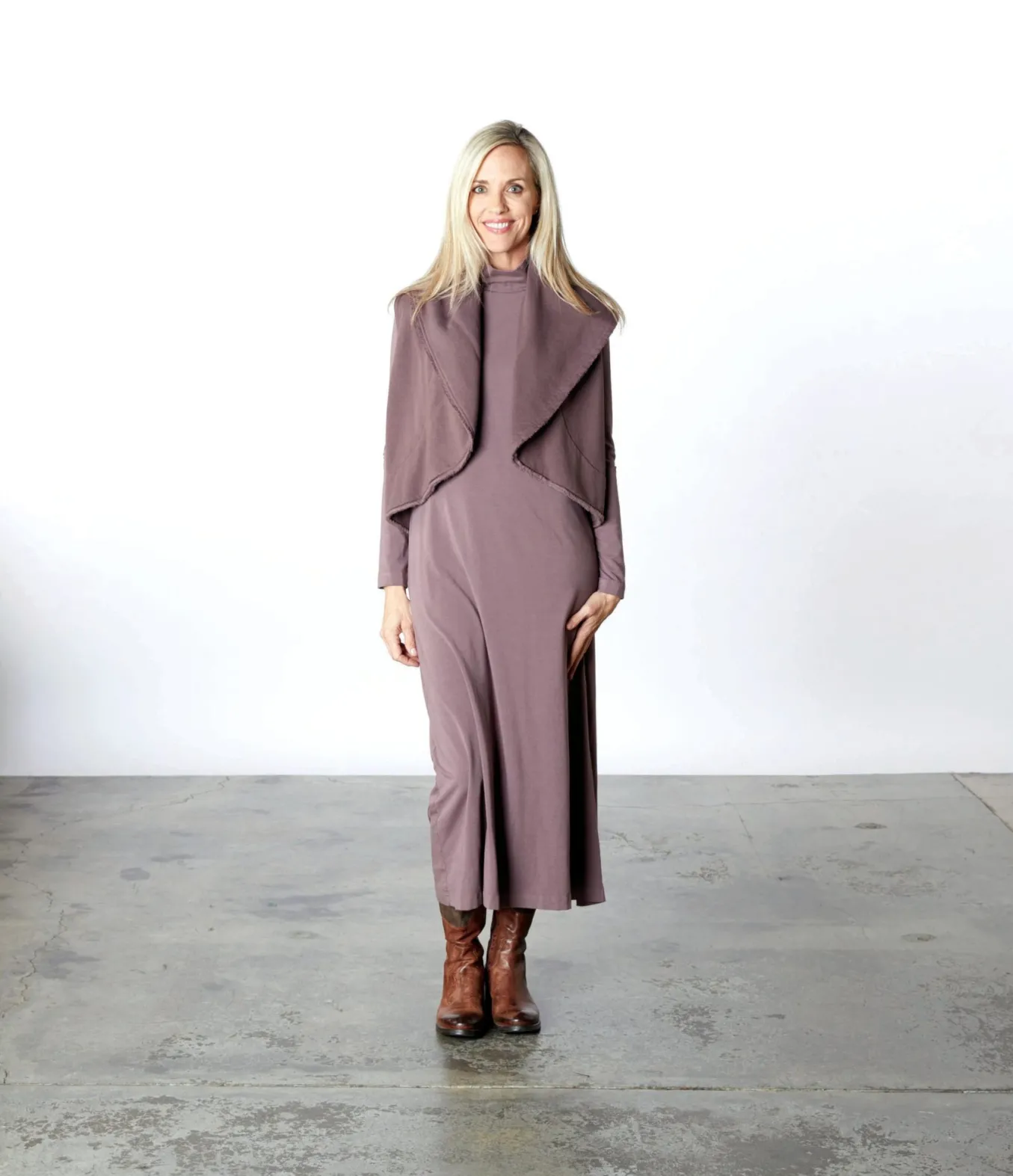 Bryn Walker. Crop Wrap Vest.