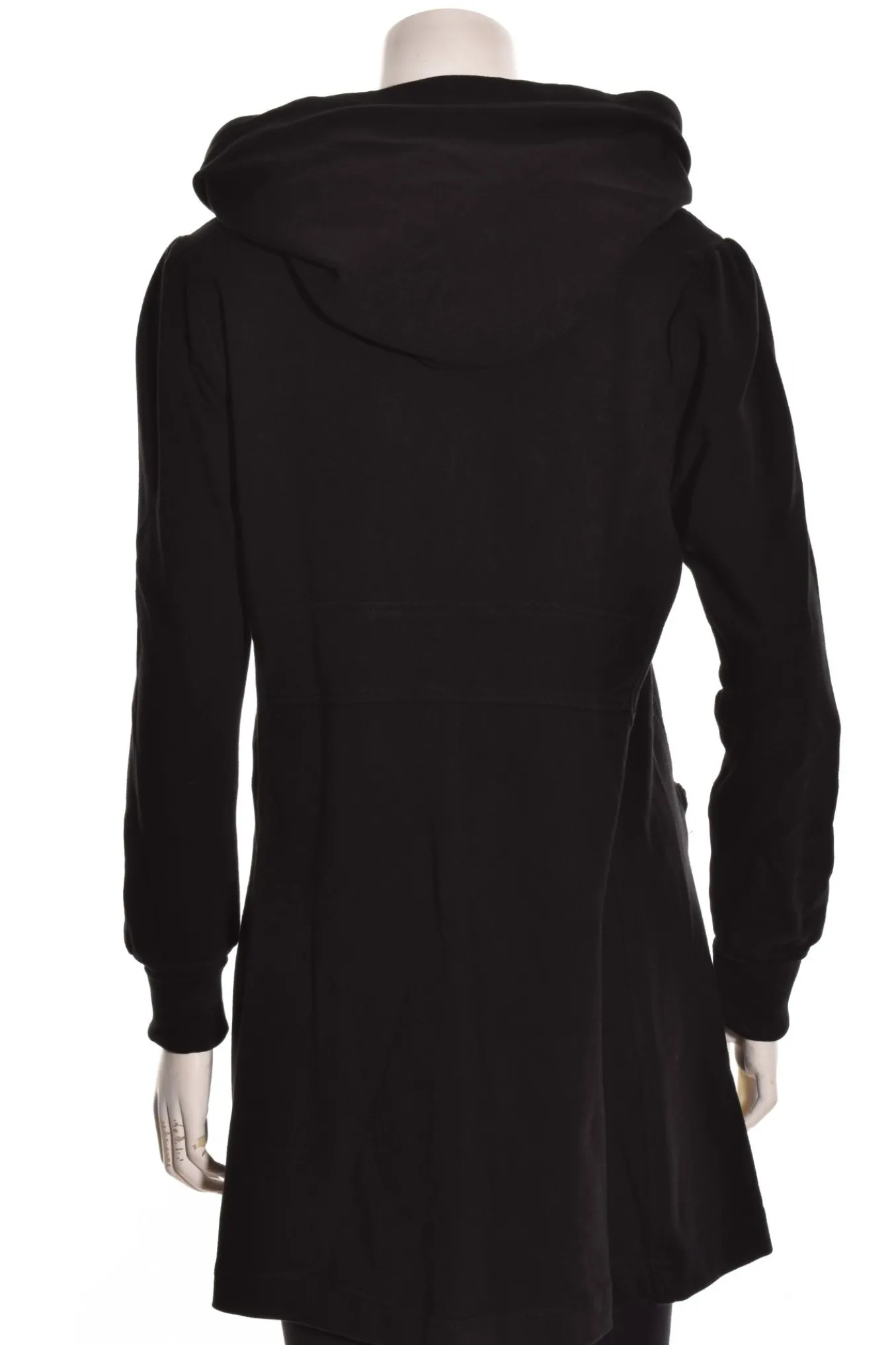 Color Me Cotton. Zip Front Long Hoodie.