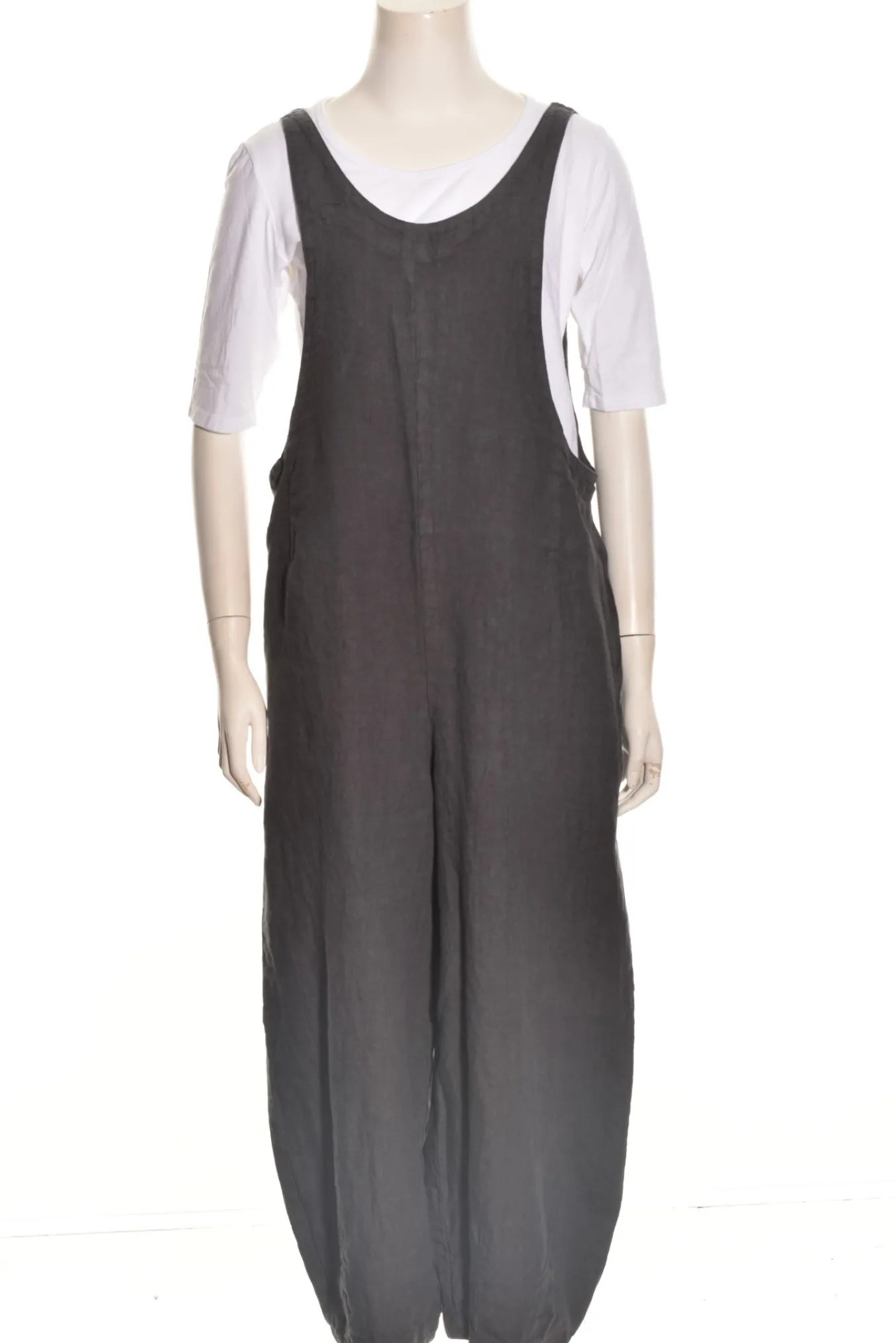 Cut Loose. Solid Linen Overall.