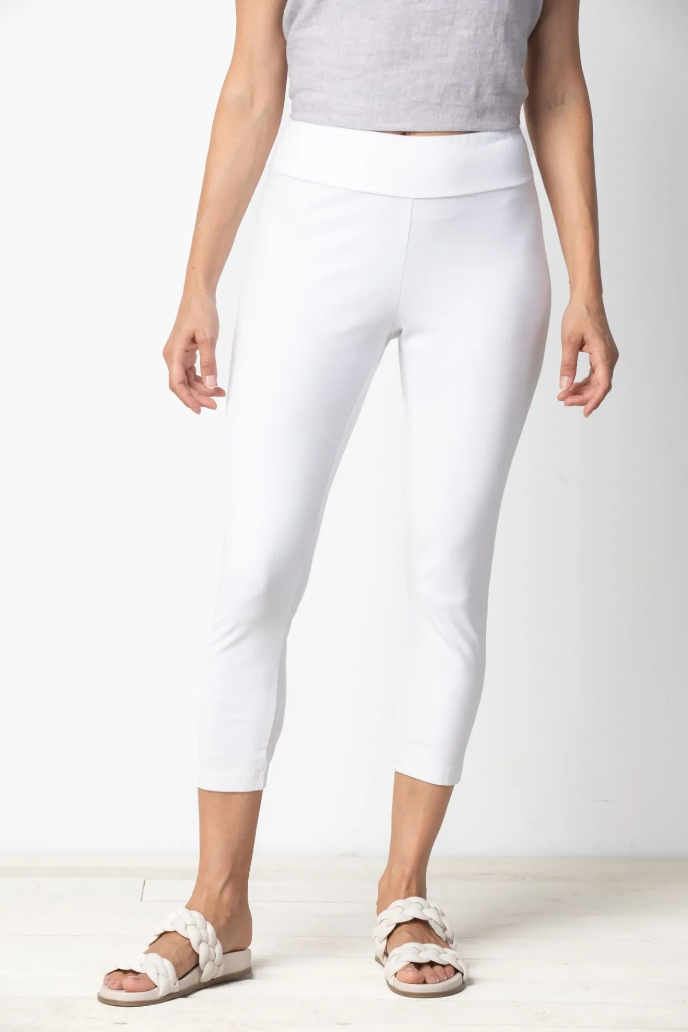 Habitat. Stone Wash Cotton Crop Pant In * *.