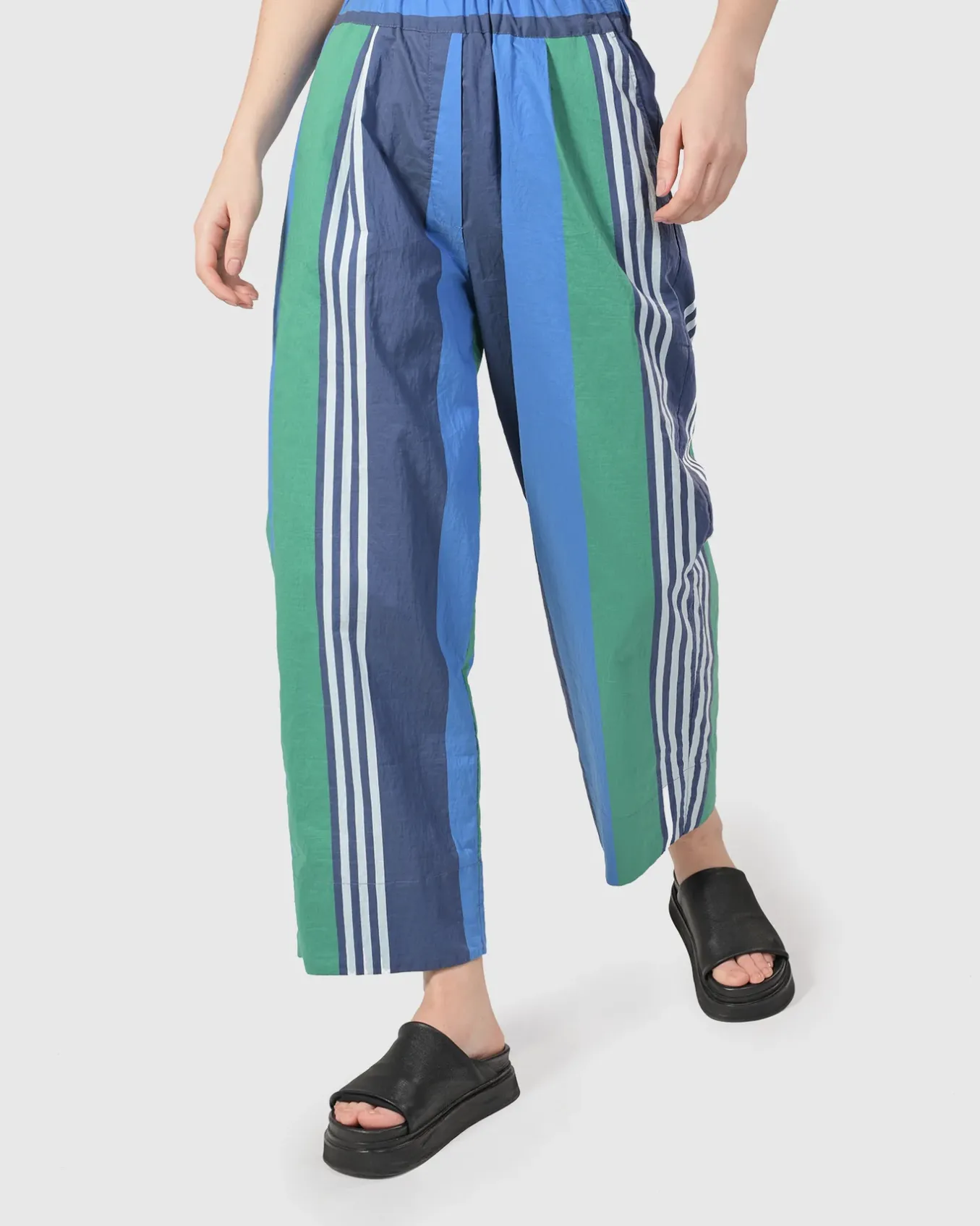 Alembika. Ocean Stripe 4-Pocket Trousers.