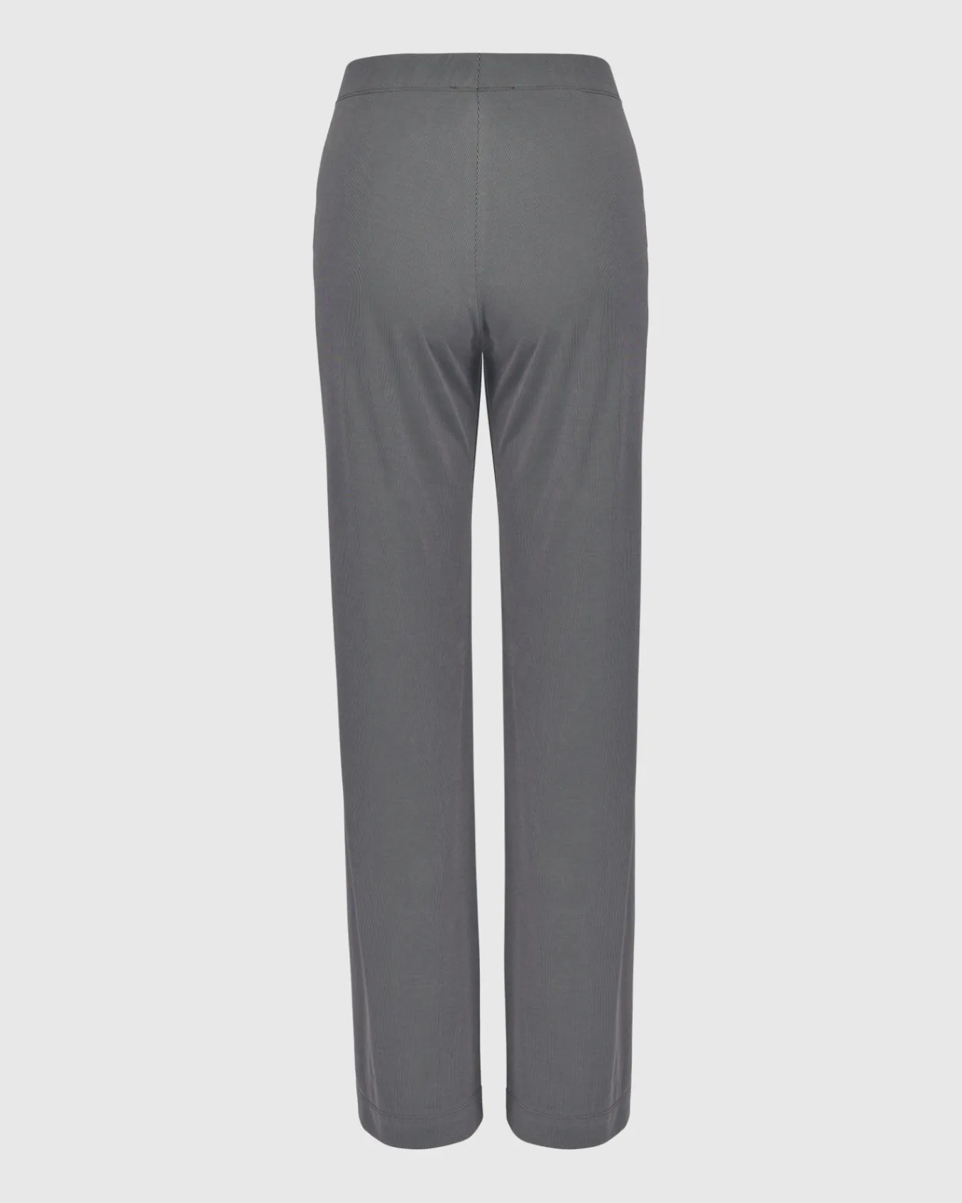 Alembika. Straight Legged Ribbed Cupro Pant.