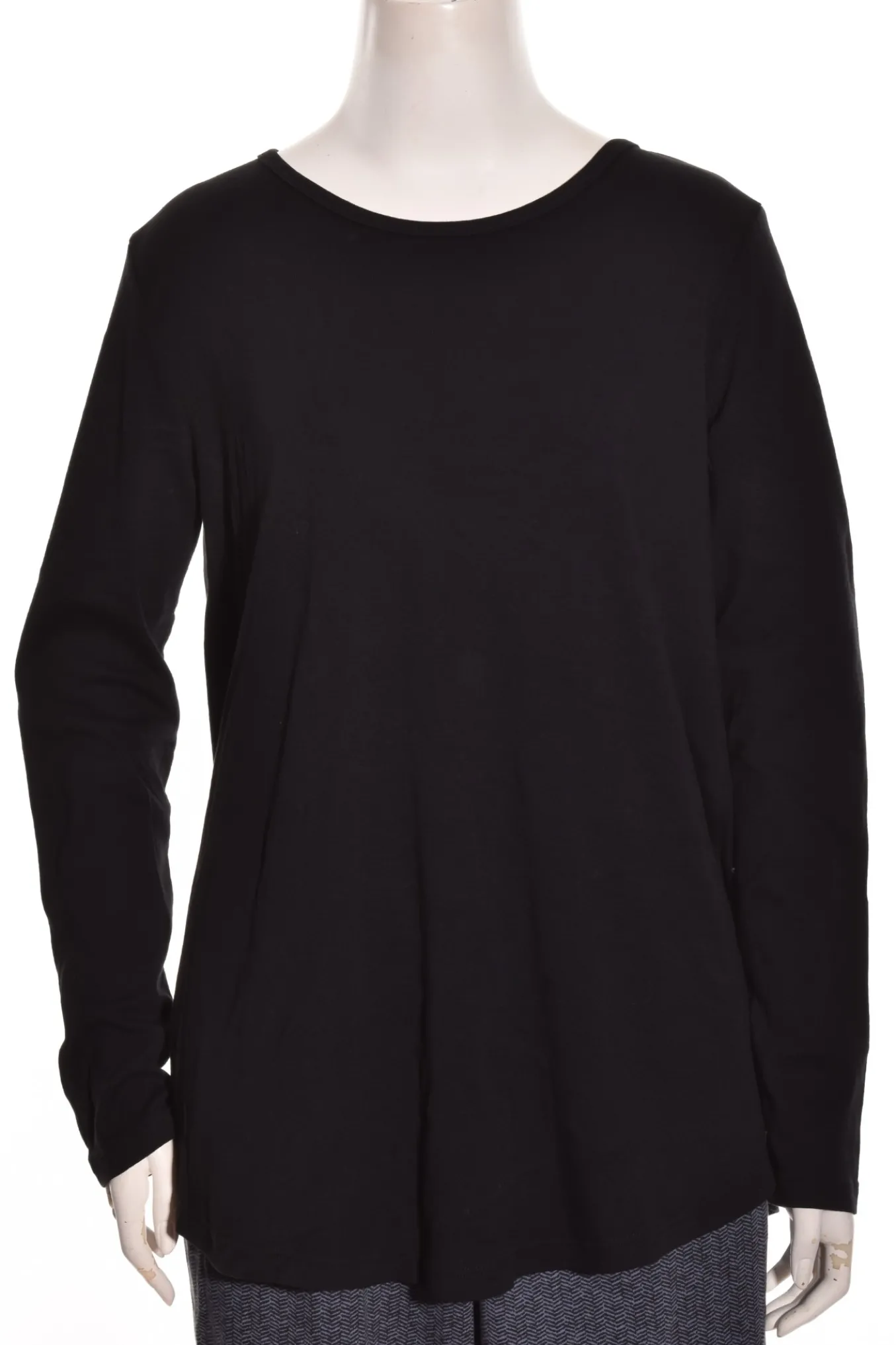 Prairie Cotton. Relaxed Round Neck Tunic.