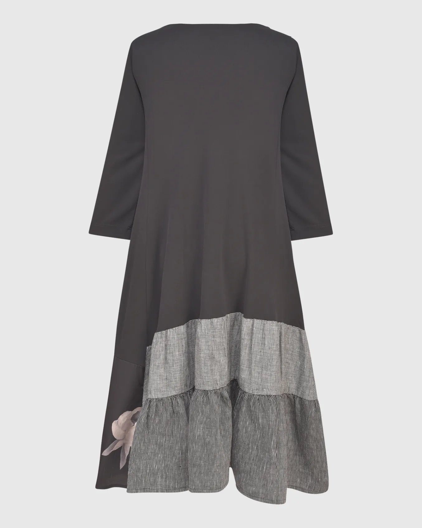 Alembika. Stripes And Floral Up Dress.