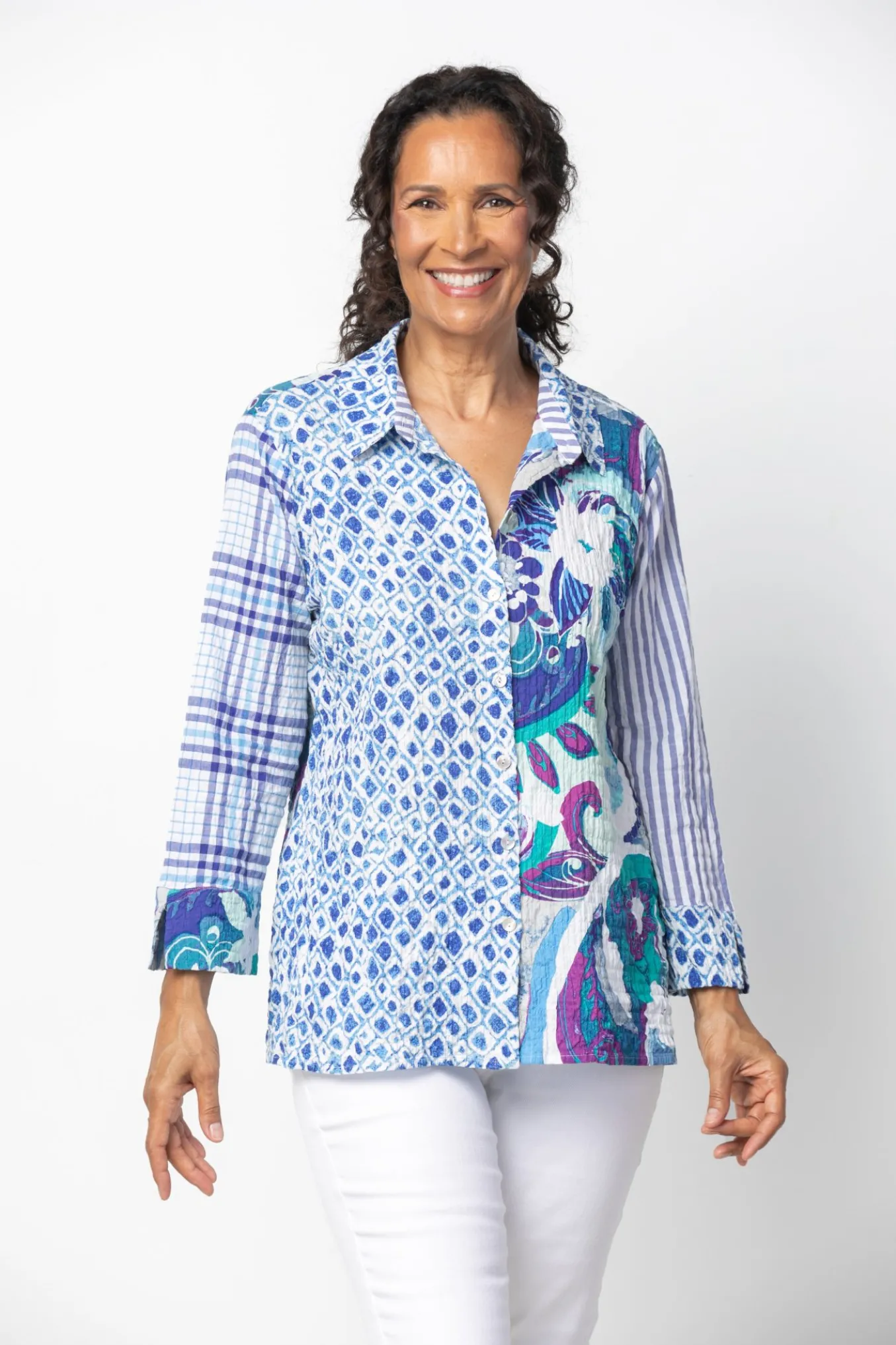 Habitat. Mixed Shaped Shirt.