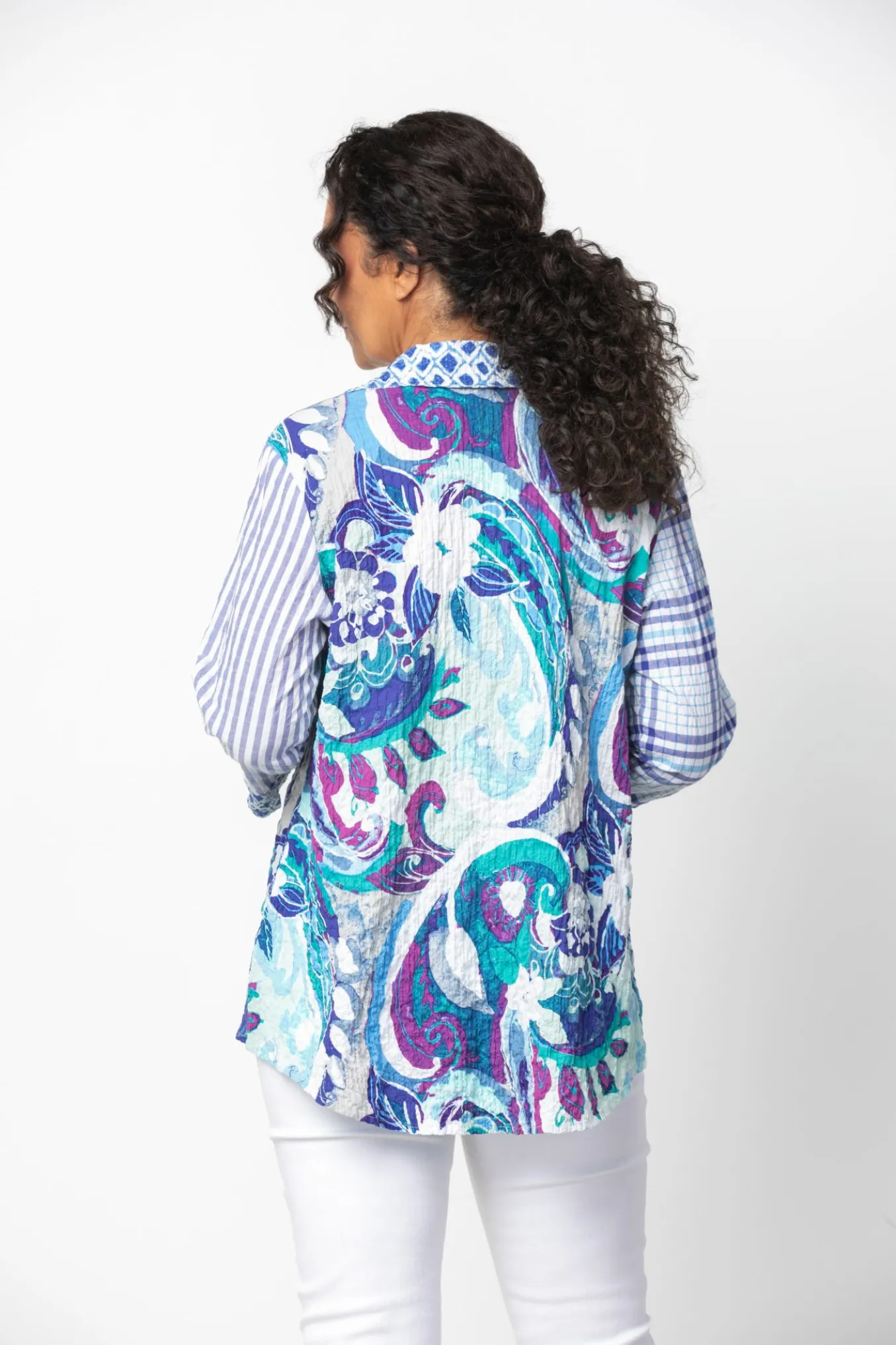 Habitat. Mixed Shaped Shirt.