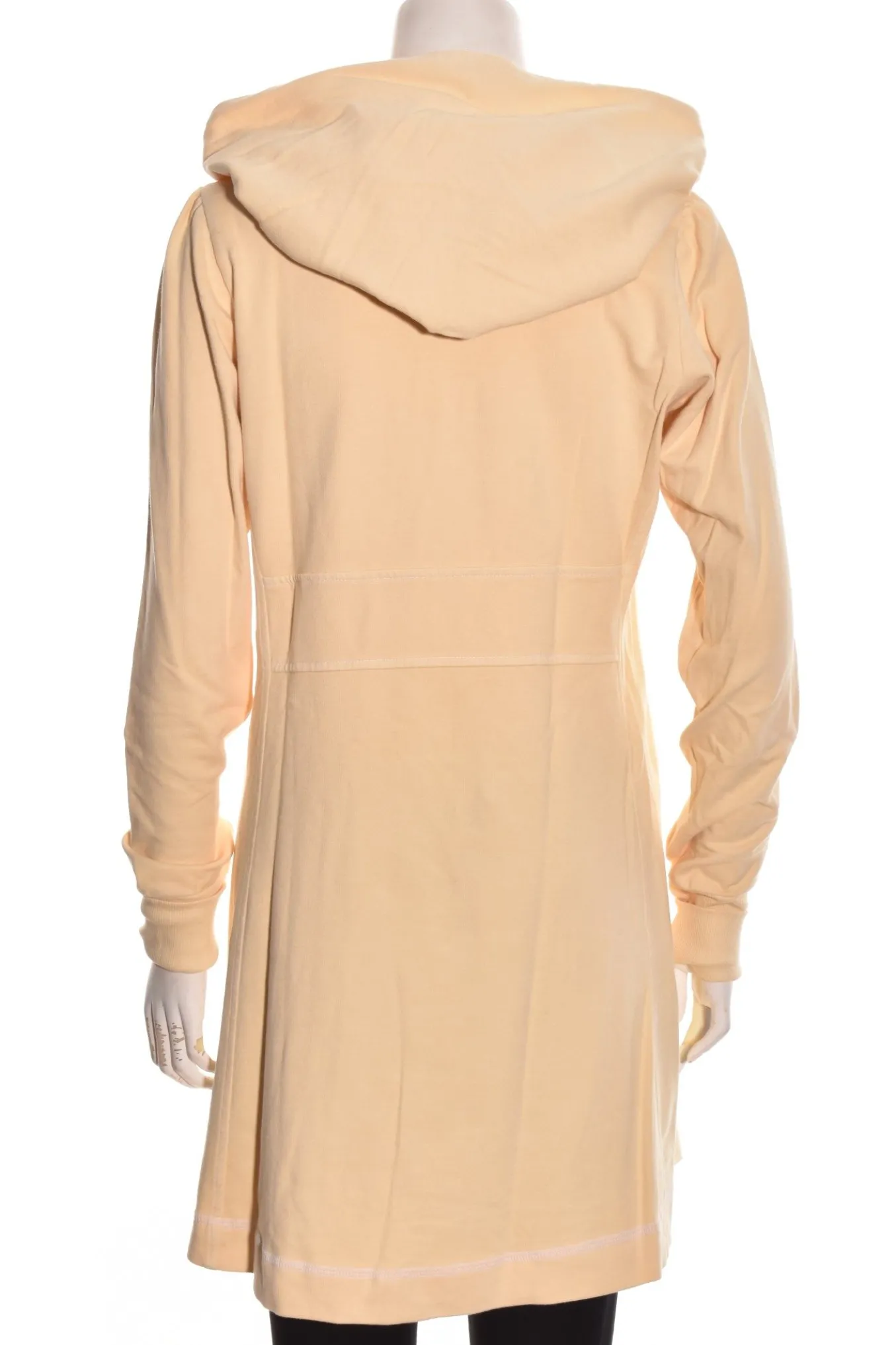 Color Me Cotton. Zip Front Long Hoodie.