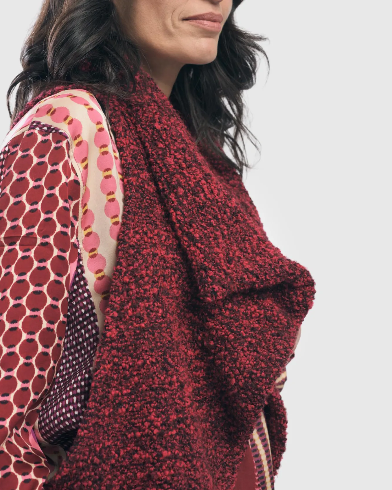 Alembika. Boucle Sweater Vest.