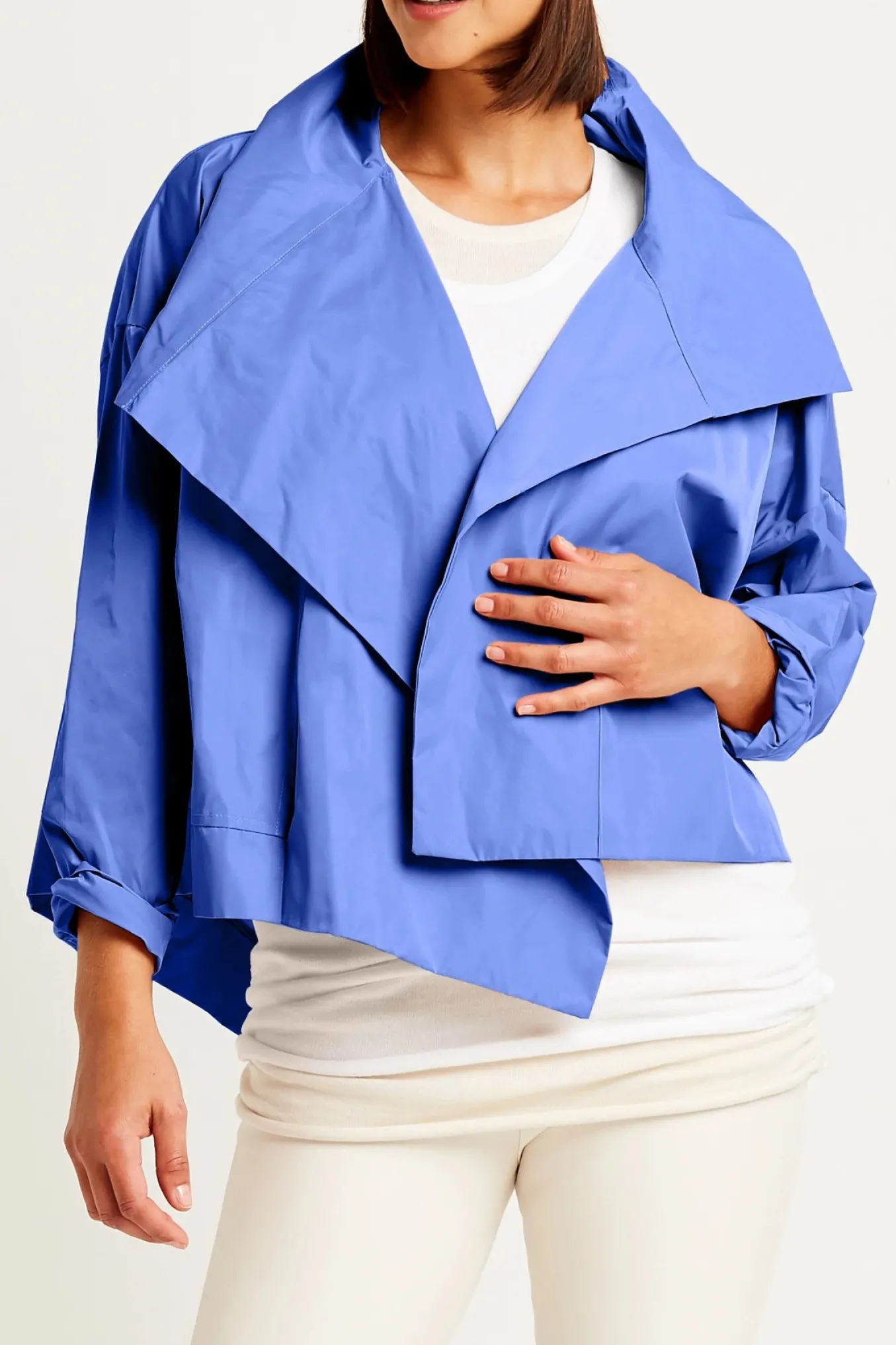 Planet. Asymmetrical Cropped Jacket.
