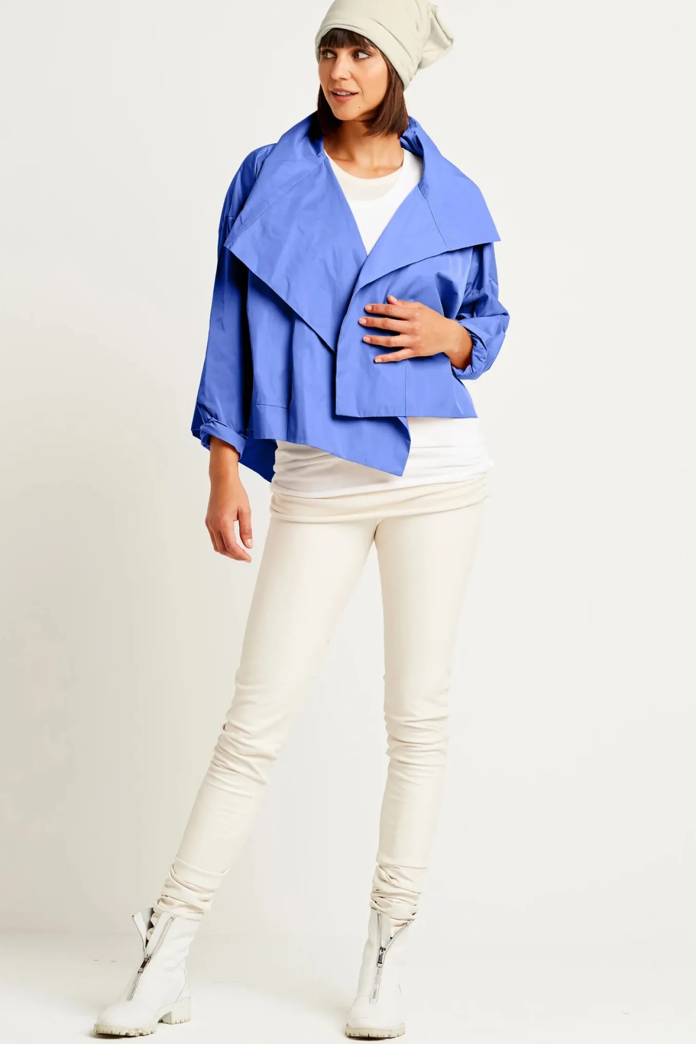 Planet. Asymmetrical Cropped Jacket.