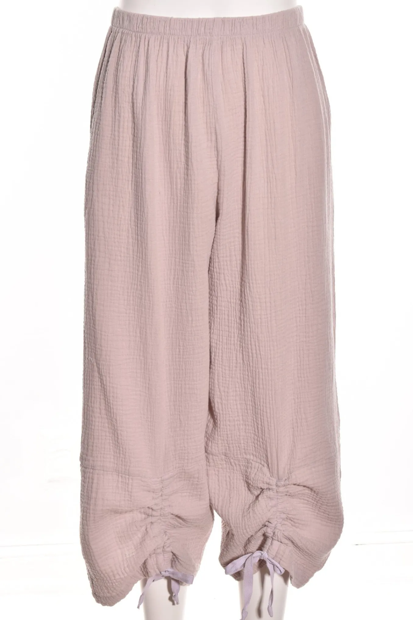 Bryn Walker. Ruched Pant In Cotton Gauze.