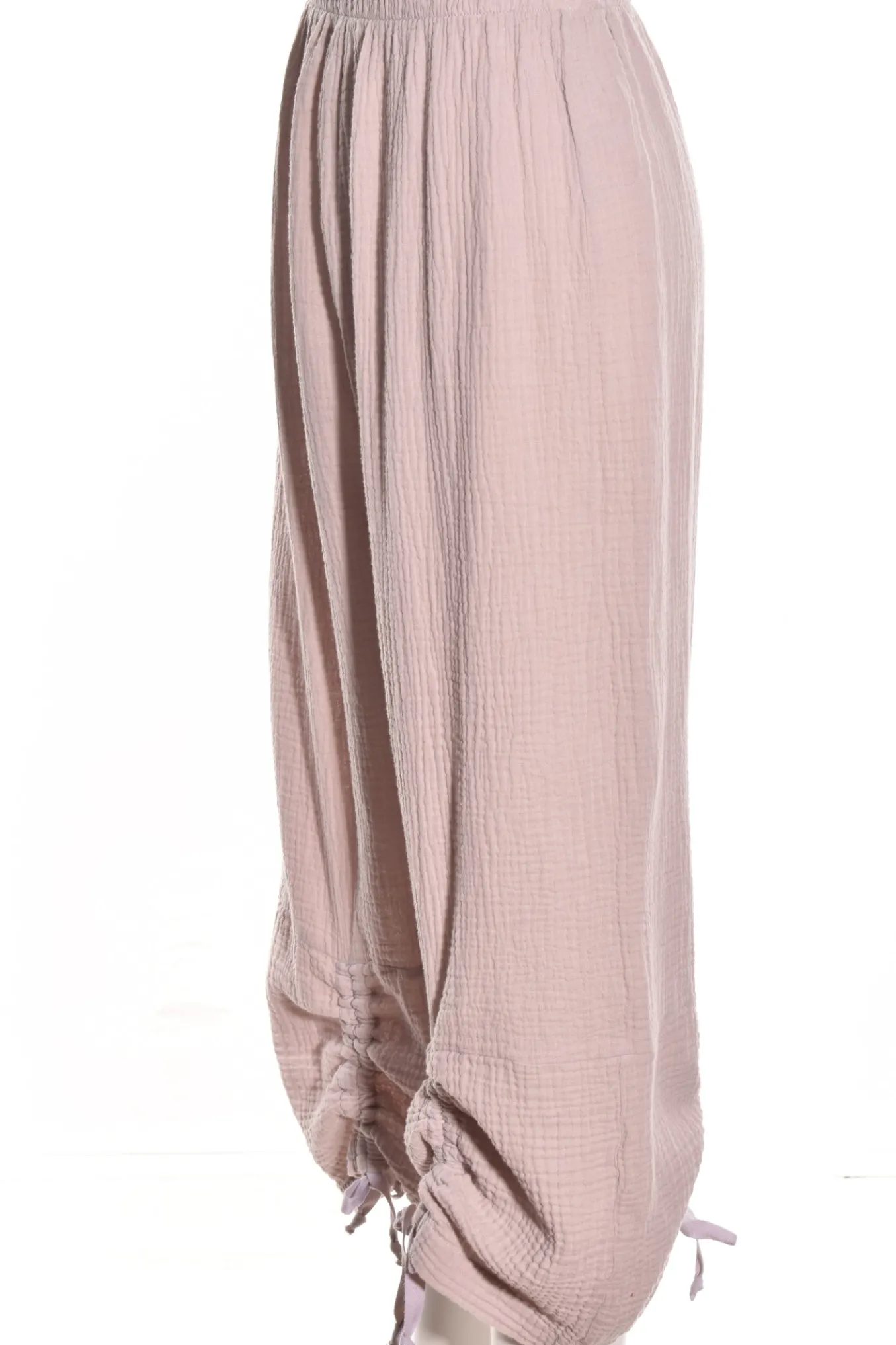 Bryn Walker. Ruched Pant In Cotton Gauze.