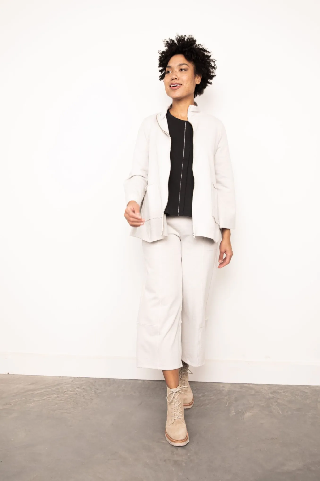 Liv. By Habitat. French Terry Kick Back Jacket.