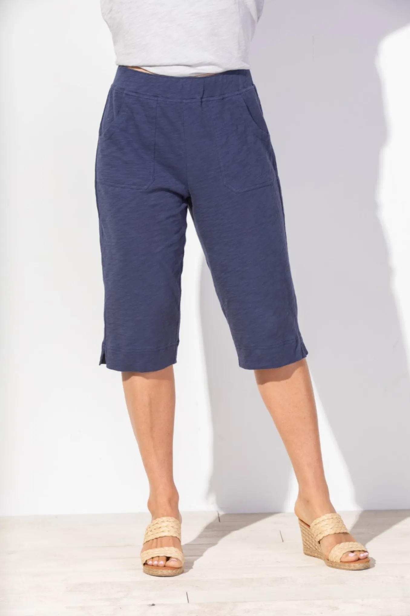 Escape By Habitat. Cotton Slub Pedal Pusher.