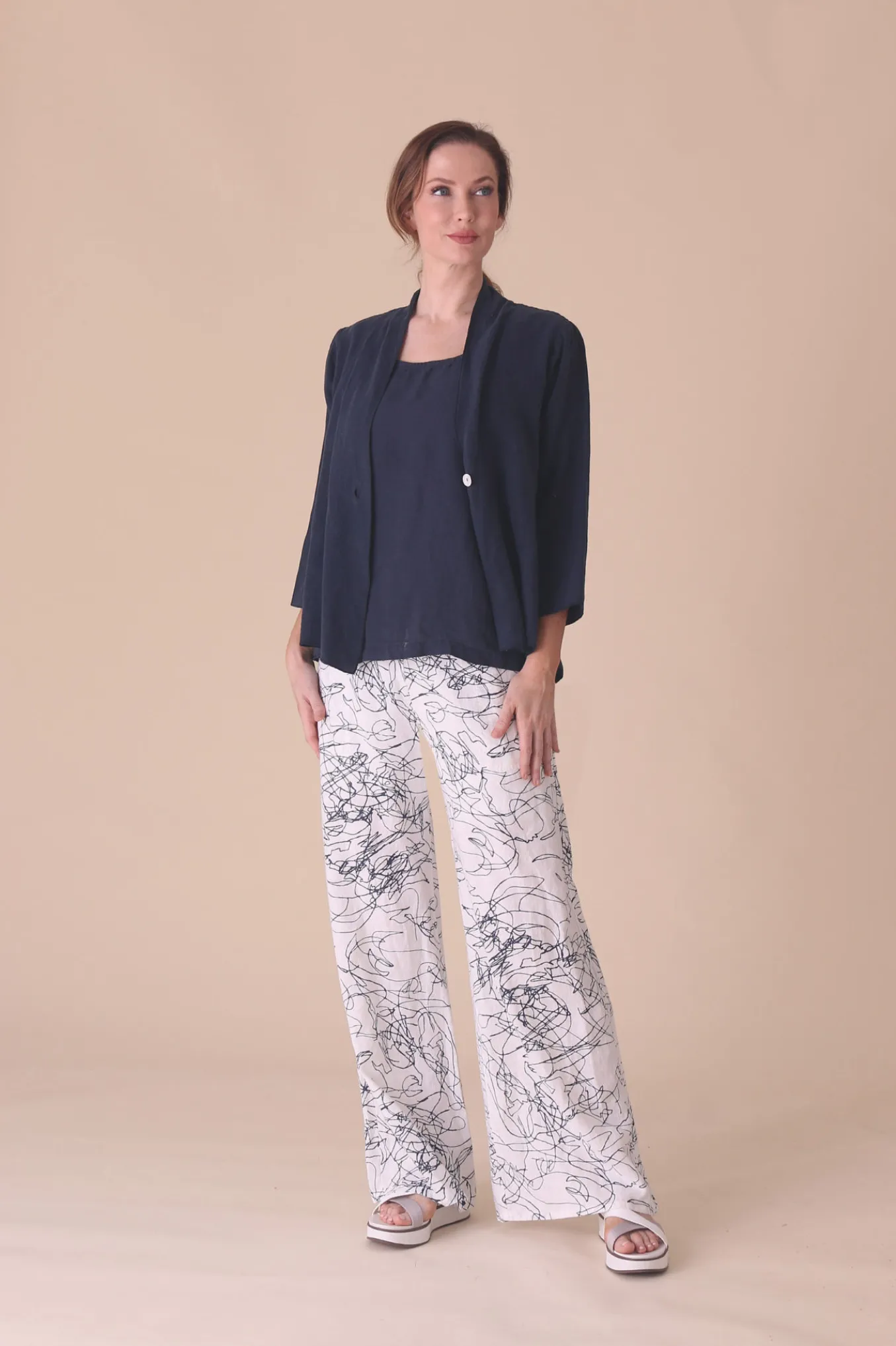 Fenini. Ribbed Back Jacket.