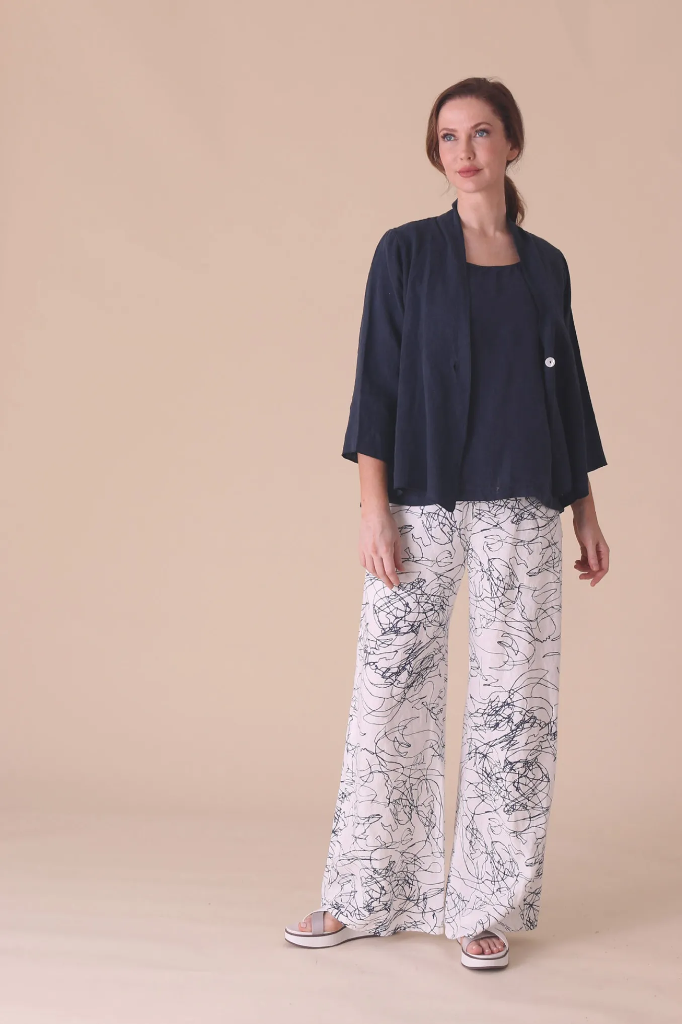 Fenini. Ribbed Back Jacket.