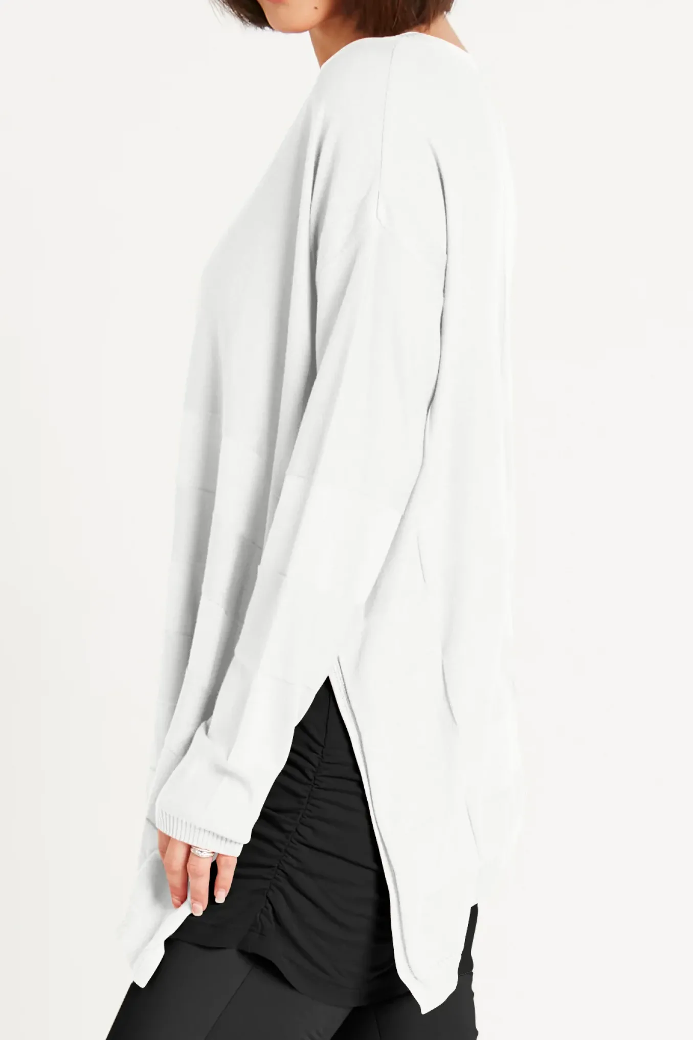 Planet. One Size Nu Box Weave Sweater.