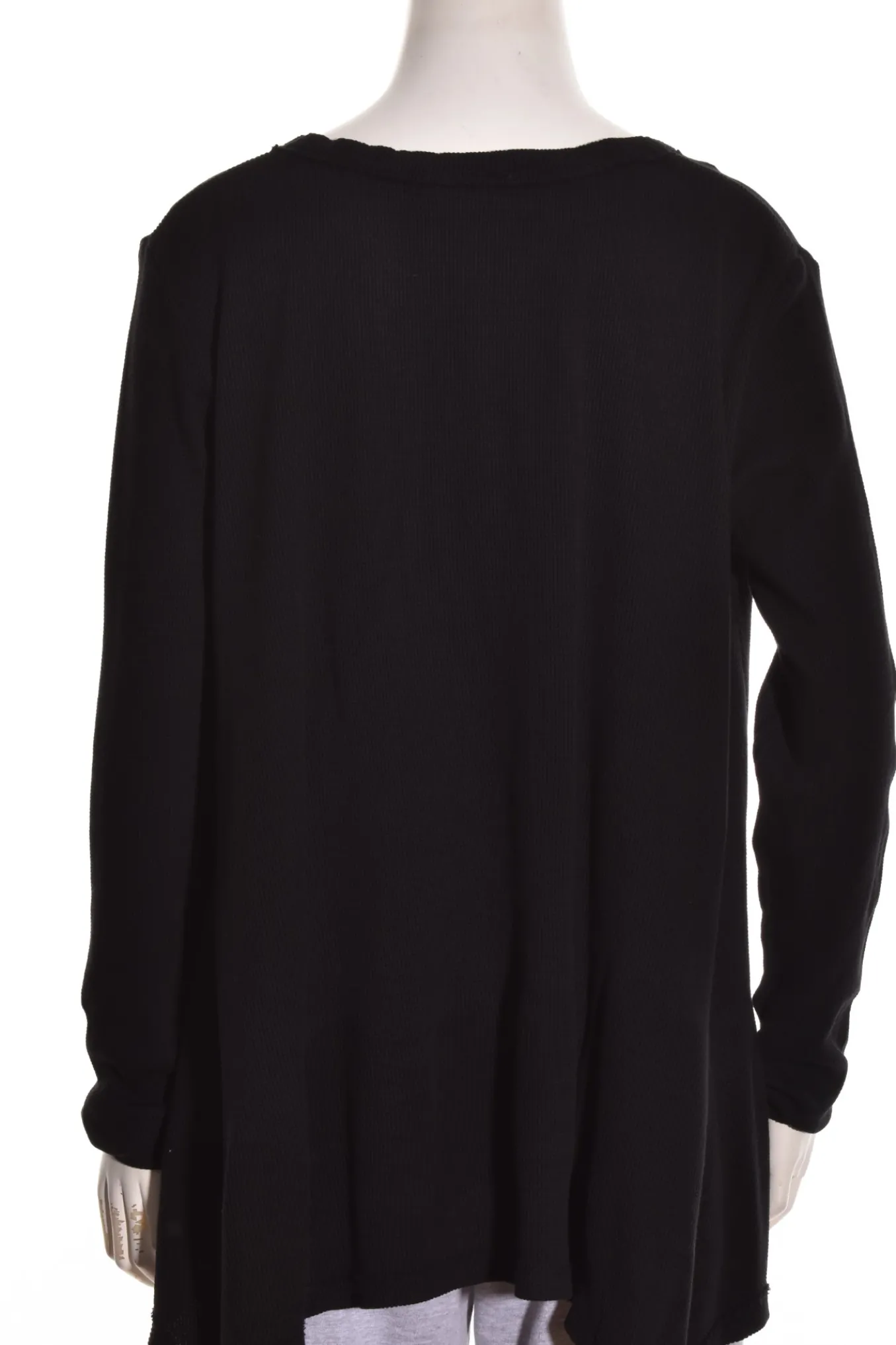Prairie Cotton. Relaxed Long Sleeve A-Line Tunic.