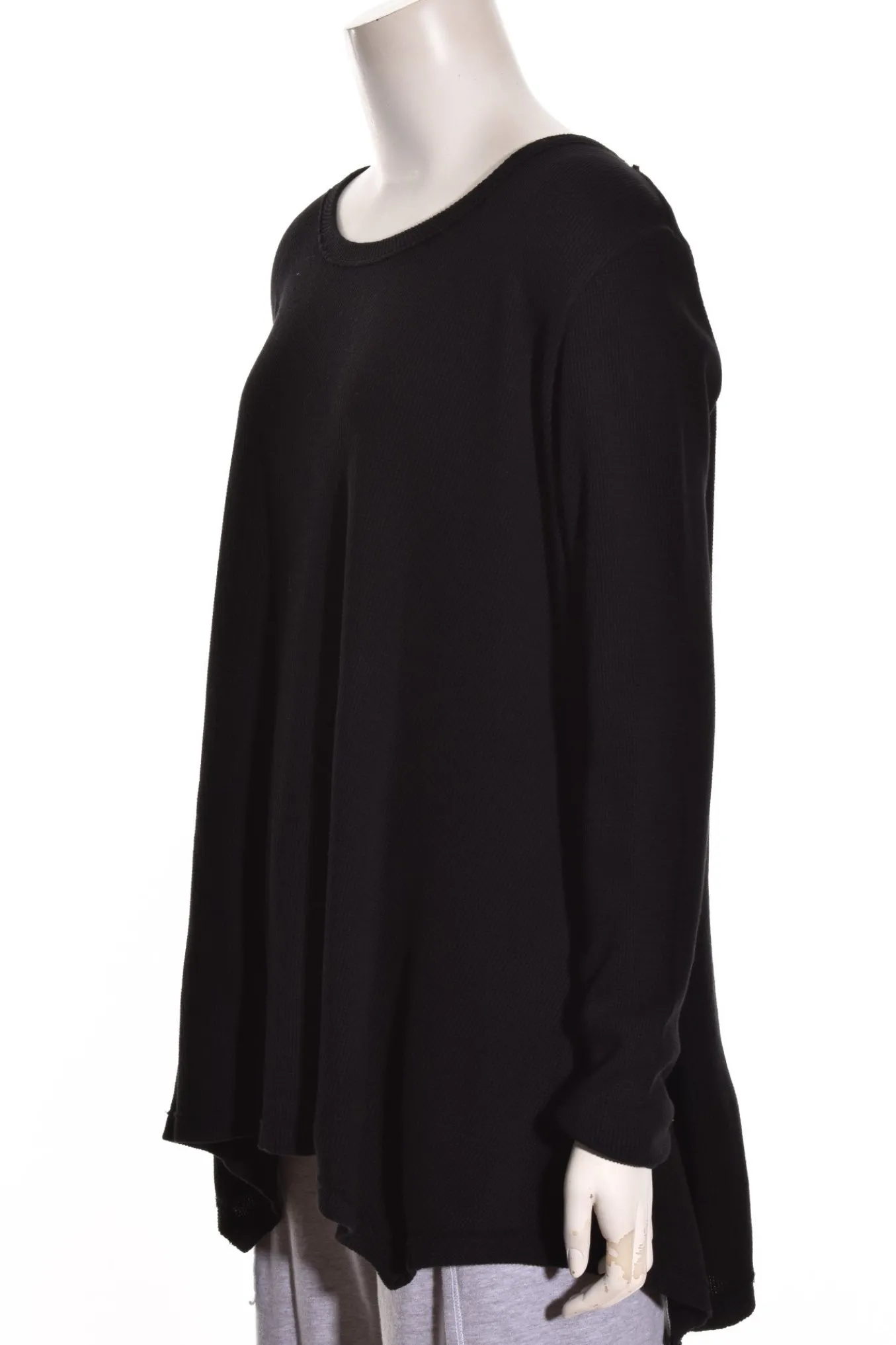 Prairie Cotton. Relaxed Long Sleeve A-Line Tunic.