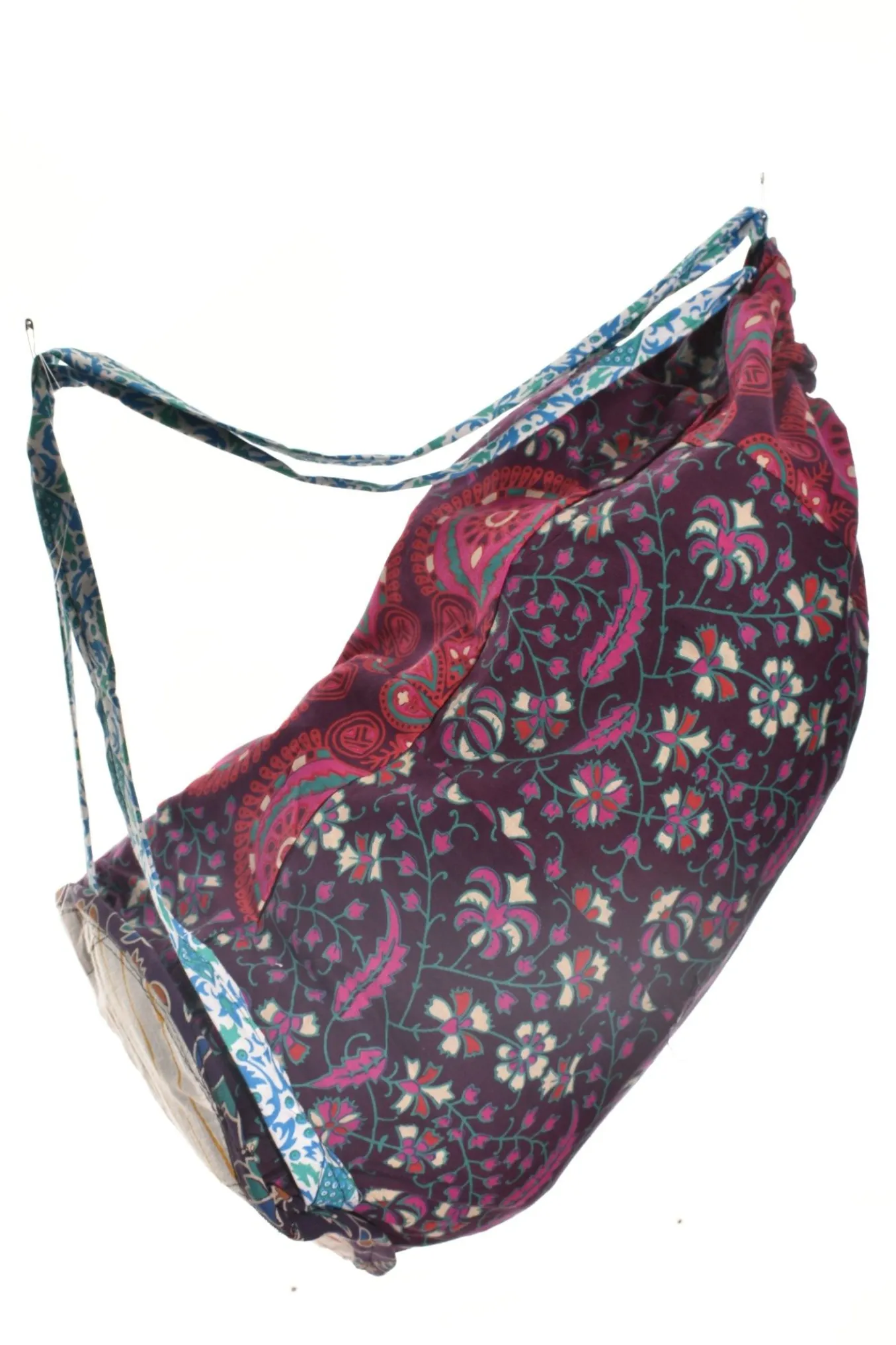 Lea's Clothing. Indian Handblock Print Backpack.