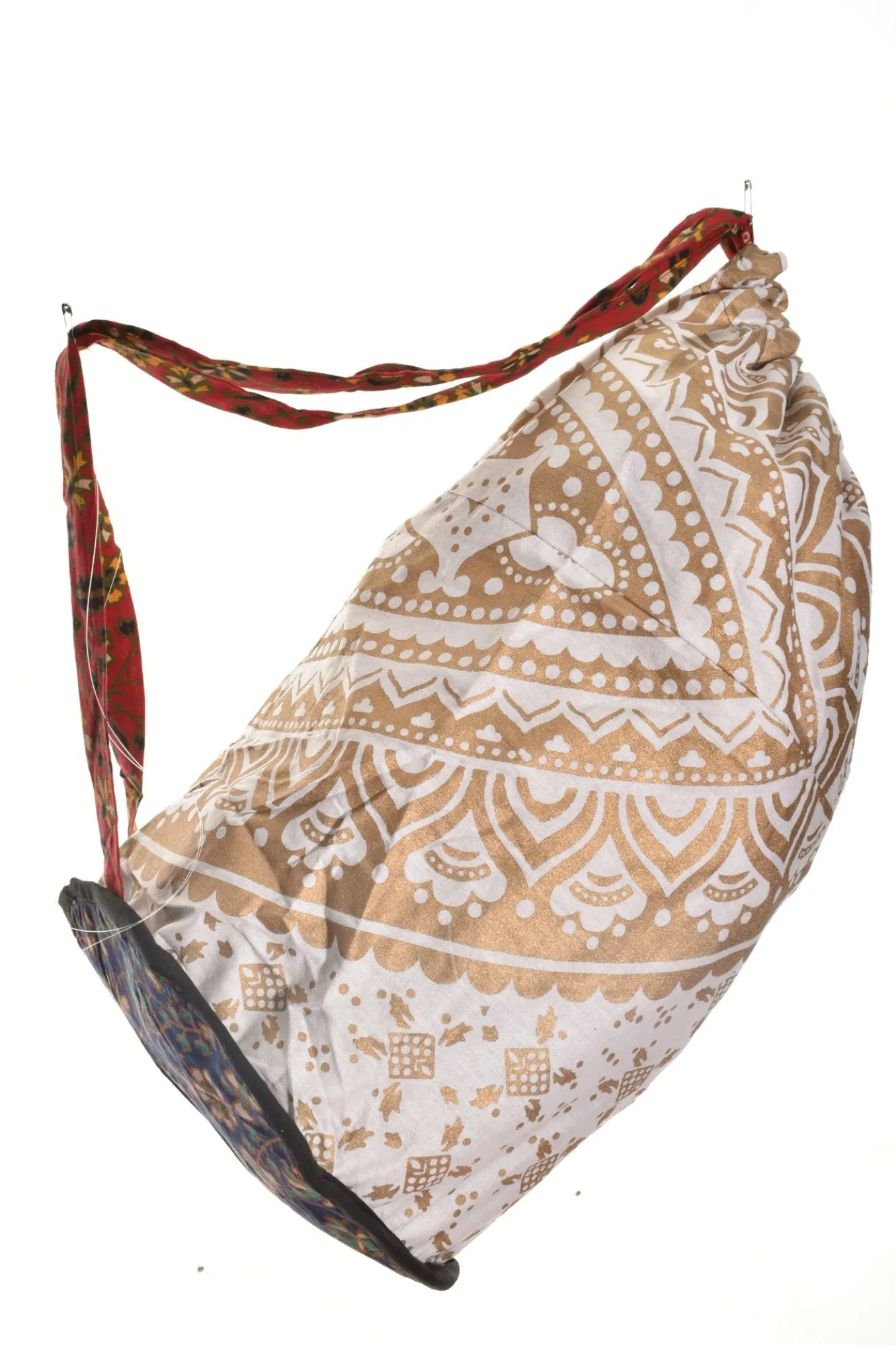 Lea's Clothing. Indian Handblock Print Backpack.