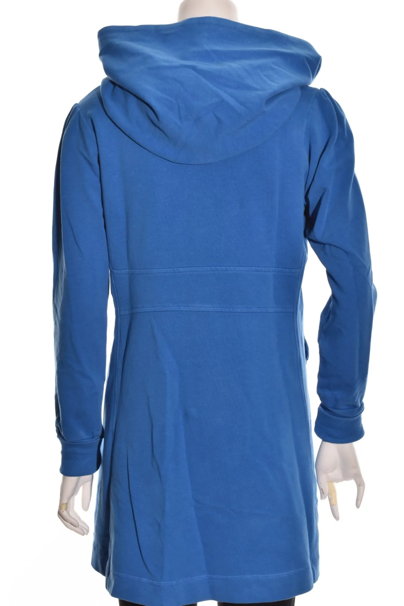 Color Me Cotton. Zip Front Long Hoodie.