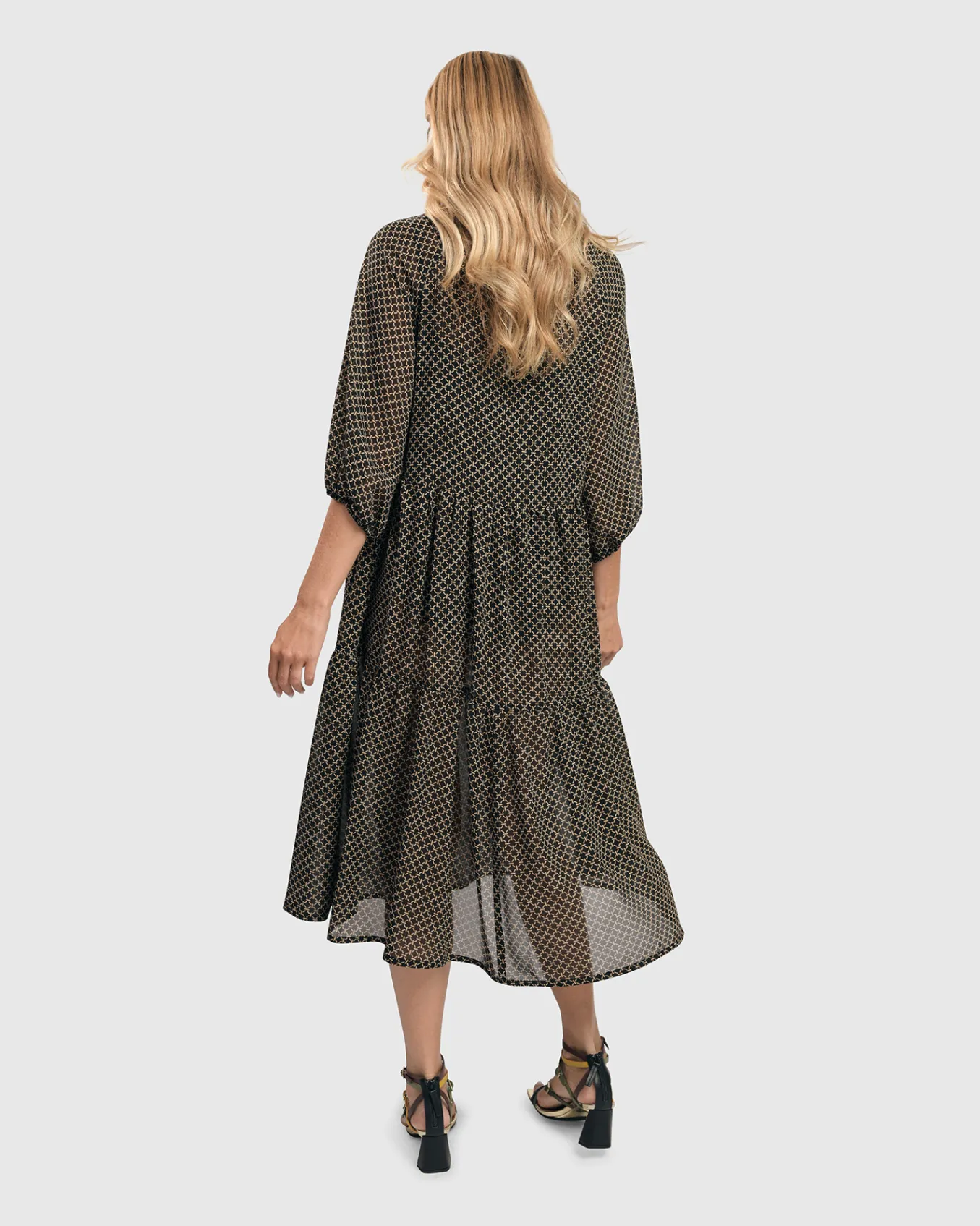 Alembika. Tiered Dress.