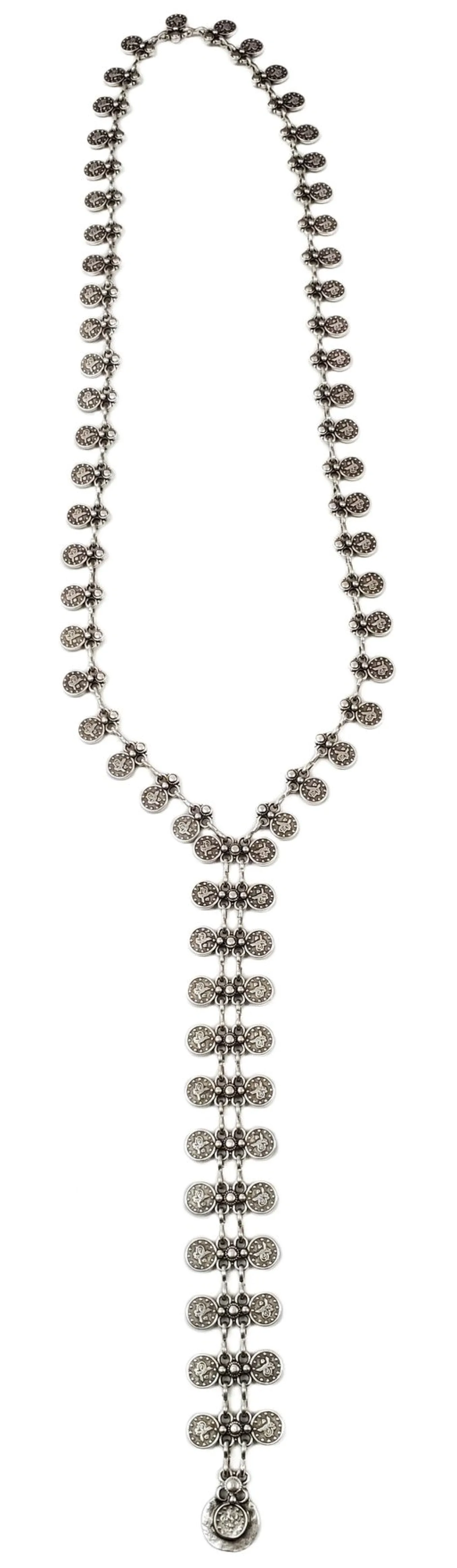 Chanour. Pewter Necklace. #1752