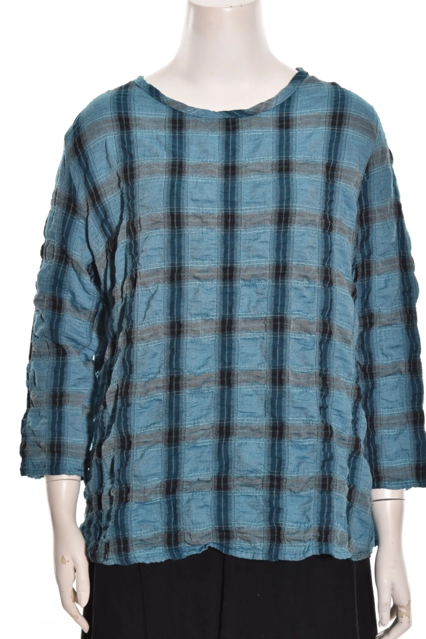 Cut Loose. Three Quarter Sleeve A-Line Shirt.