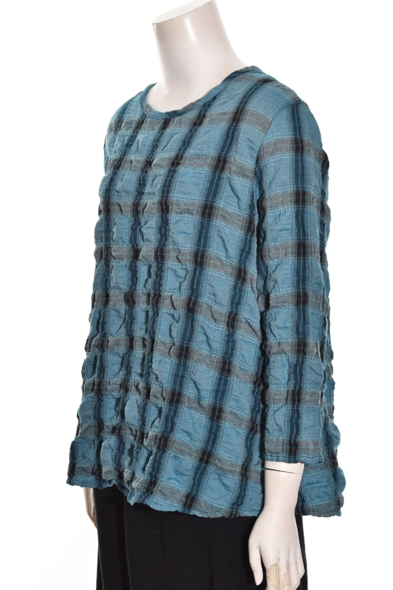 Cut Loose. Three Quarter Sleeve A-Line Shirt.