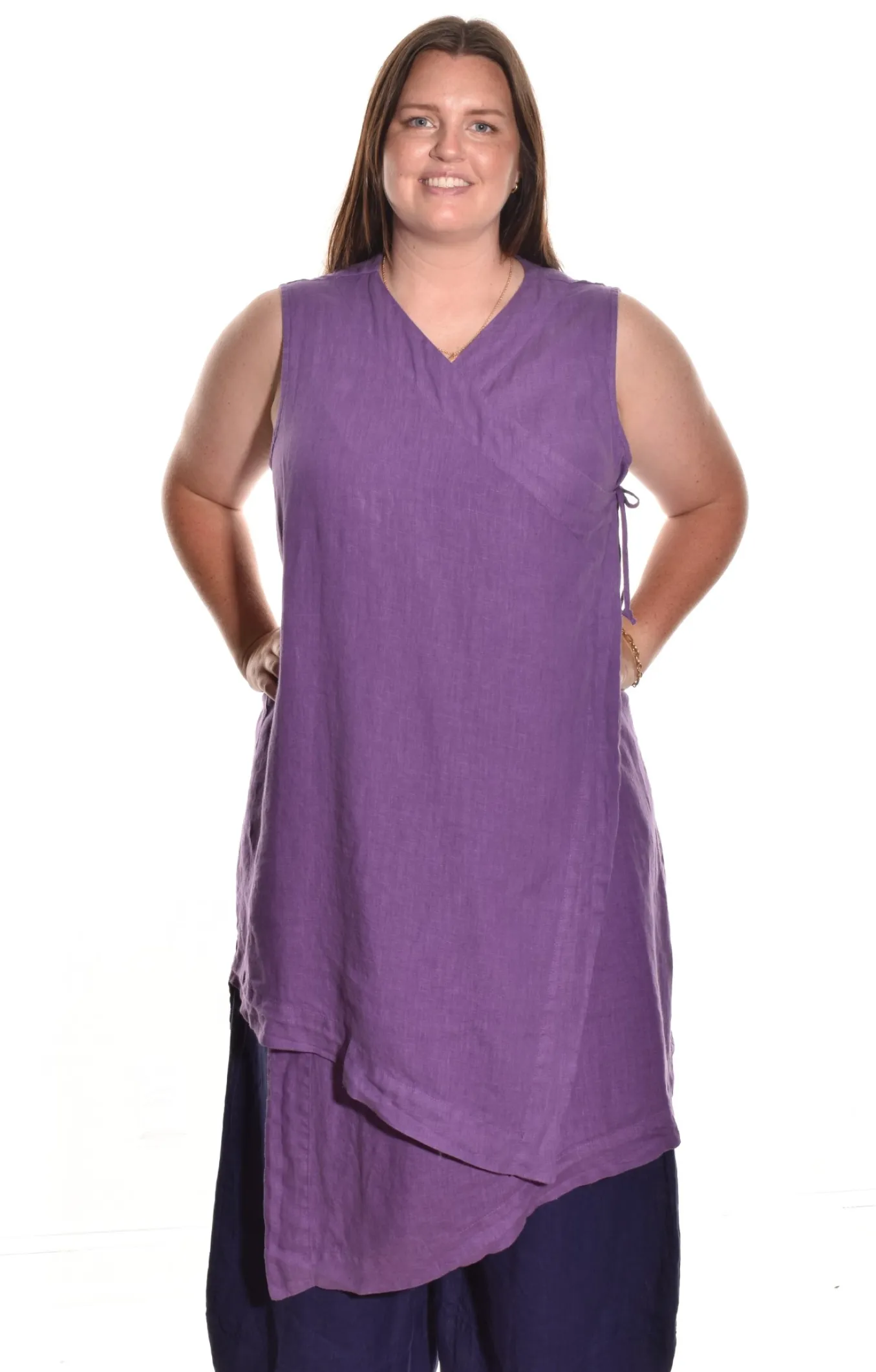 Bryn Walker. Zen Vest In Lightweight Linen.